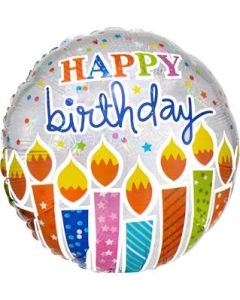 18" Shimmer Birthday Candles