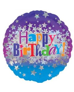 SD-C HAPPY BIRTHDAY BRIGHT STA FOIL BALLOON - 2448201/1