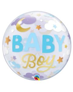 22" Single Bubble Baby Boy Sweet Dreams Qualatex
