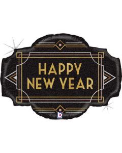 32" Art Deco New Year- Glitter Holographic Grabo