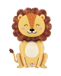 32" Jungle Lion Shape Foil Grabo