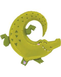 31" Jungle Alligator Shape Foil Grabo