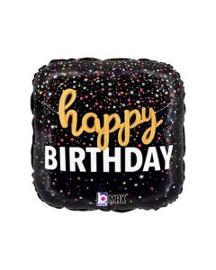 18" BIRTHDAY SCRIPT CONFETTI - 26198P-P
