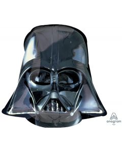 14" Darth Vader Helmet Minishape Air-Fill Foil Balloon Unpackaged Anagram