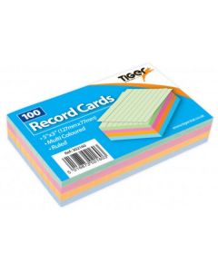 Record Cards White Ruled 5x3 100sh
