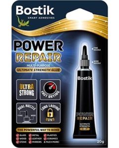 Bostik Power Repair Glue Tubes 20g