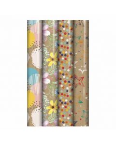 49 Rolls of 3M Patterned Giftwrap Eurowrap