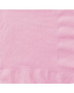Lovely Pink Napkins 20pk Unique