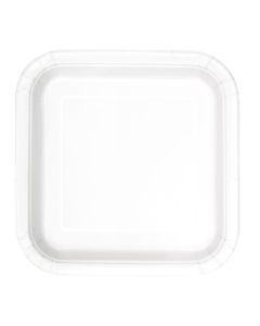 9" SQUARE PLATES BRIGHT WHITE 31052EU