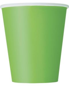 Lime Green 9oz Cups 14pk Unique