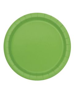 16 LIME GREEN  9" PLATES 31433EU