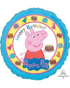 17" Peppa Pig Happy Birthday Anagram