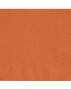 Pumpkin Orange Lunch Napkins Pk50 Unique