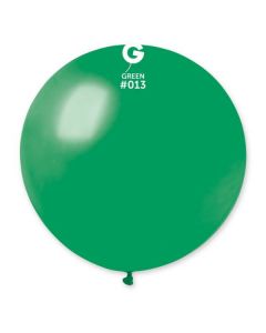31" Green Latex Balloons Single Pk1 #013 Gemar