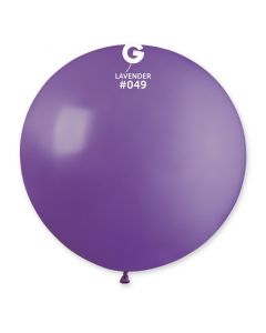31"  Lavender Latex Balloon Pk1 Gemar #049 Gemar