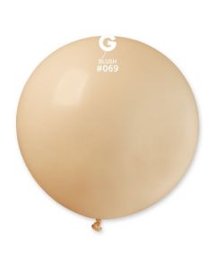 31" Blush Latex Balloons Single Pk1 #069 Gemar