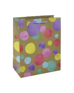 Large spots gift bag Pack of 12 Eurowrap