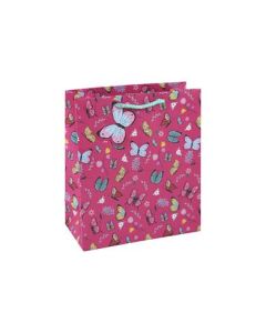 Pk12 Butterfly medium gift bag Eurowrap