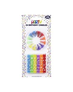 Pk24 Star Candles Eurowrap