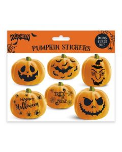 Pumpkin Silhouette Stickers