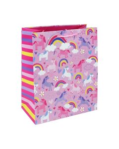 Large Unicorns & Rainbows Gift Bags Pk6 Eurowrap