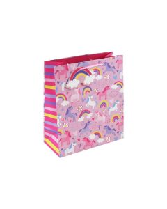 Medium Unicorns & Rainbows Gift Bags Pk6 Eurowrap