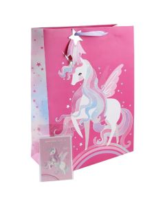 Pk6 Pretty unicorn large gift bag Eurowrap