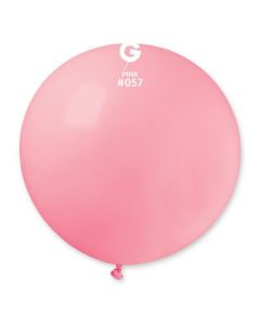 31" Pink Latex Balloons Single Pk1 #057 Gemar