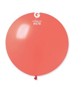 31"  Corallo Latex Balloon Pk1 Gemar #078 Gemar
