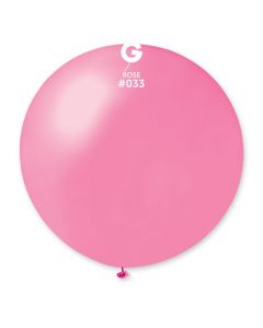 31" Metallic Rose Latex Balloons Single Pk1 Gemar