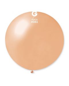 31" Metallic Peach Latex Balloons Single Pk1 Gemar
