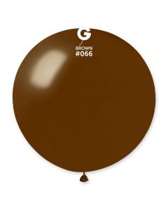 31" Metallic Brown Latex Balloons Single Pk1 Gemar