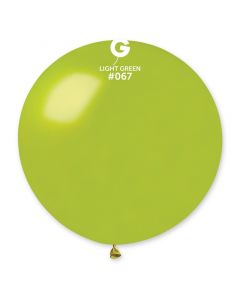 31" Metallic Light Green Latex Balloons Single Pk1 Gemar