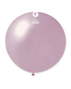 31" Metallic Lilac Latex Balloons Single Pk1 Gemar