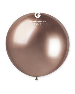 31" Shiny Rose Gold Latex Balloon Pk1 Gemar #096 Gemar