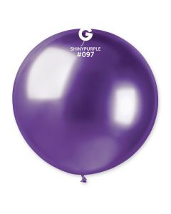 31" Shiny Purple Latex Balloon Pk1 Gemar #097 Gemar