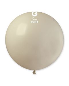 31" Latte Latex Balloon Pk1   #084 Gemar