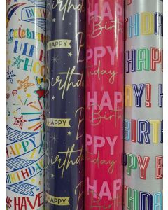 3M Birthday Roll Wrap Box 49 Eurowrap