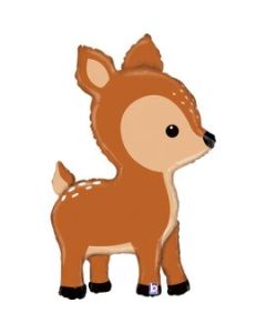 31" Woodland Deer Shape Foil Grabo
