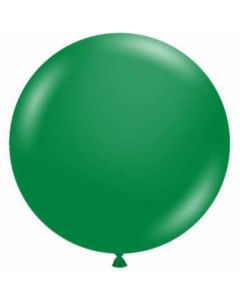 36" Emerald Green 10ct Tuftex® 100% Natural Latex Balloons