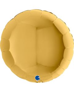 36" Gold Round Foil Balloon Grabo