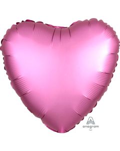 SD-H SATIN FLAMINGO HEART FOIL BALLOON 3682201