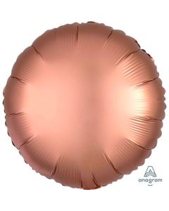 SD-C SATIN ROSE COPPER CIRCLE FOIL BALLOON 3682401