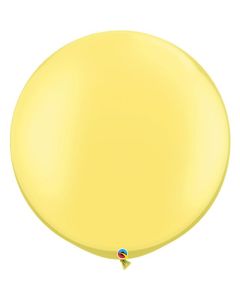 30" Pearl Lemon Chiffon Latex 2pk Qualatex