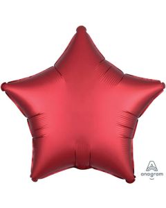 SD-S SATIN SANGRIA STAR FOIL BALLOON 3858501