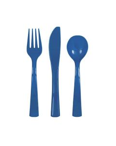 Assorted Cutlery Royal Blue Unique