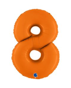40" Number 8 Matte Orange - 400800MO-P