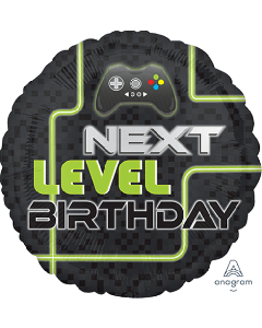 18" Level Up Foil Balloon