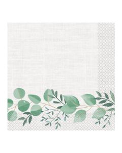 16 Botanical Lumch Napkins