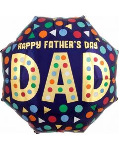 22" Foil Balloon Happy Fathers Day DAD